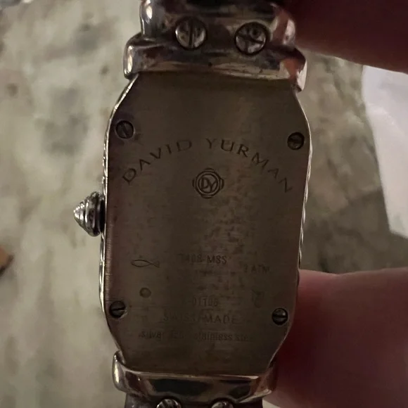 David Yurman women’s diamond stainless steel Madison watch-pink leather band - Picture 11 of 11